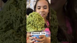 Matcha shaved ice #icecream #icecreamreview #icecreamlovers #kidsvideo #shavedice #kidsvlog