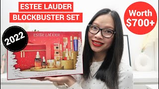 ESTEE LAUDER “THE ULTIMATE BLOCKBUSTER GIFT SET 2022” FULL UNBOXING (VALUED AT A$700!) #ESTEELAUDER