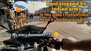 First Moto 🏍 Vlog Gon Wrong😰 || India 🇮🇳 to nepal 🇳🇵 by bike || Mukesh Maddheshiya Vlog