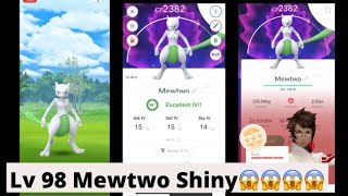 Pokemon Go! Lv 98 Mewtwo!