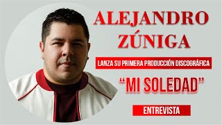 ALEJANDRO ZÚÑIGA CUMPLE UN SUEÑO: Su primera producción discográfica.