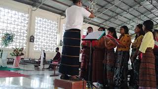 Bunda Selalu Menolong (Mans Wenge C. Ss.R) by Gema Cinta Choir//Misa Pernikahan Paroki MBC Watublapi