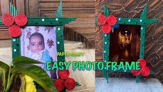 Easy photo frame | paper craft | craft 8