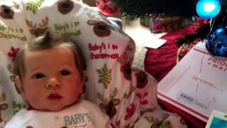 Christmas Gift Haul with Reborn Babies Paisley and Frankie!!