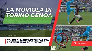 Torino Genoa  1-0: c'era rigore su Zapata! Fino a che limite tutelari i portieri?