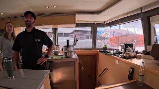 Walkthrough aboard Catamaran FOR SAIL in the Greece Boat Show 2024