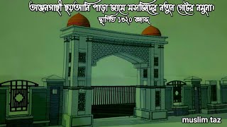 মসজিদের গেট।beautifull moszid kushtia