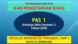 Pembahasan Soal PAS Kelas 9 K13  PILGAN