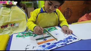 Makoons Pre School, Brahmand Thane - Children's Celebrating Independence Day