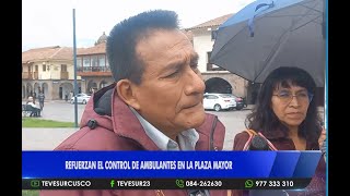 TEOFANES RIVERA JEFE DE SEGURIDAD CIUDADANA DE LA MPCREFUERZAN EL CONTROL DE AMBULANTES EN LA PLAZA