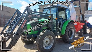 Nawozy pod kukurdze 2022✔▶DFvs1200kg!🔥Massey ferugoson 235 & Deutz fahr 65 &worpol🔔Agro Dopiewo Team