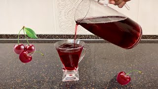 КОМПОТ из ВИШНИ 🍒 БЫСТРО и ЛЕГКО !