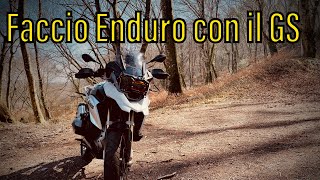 Vado in Off Road con la Bmw GS 1200 - Mi perdo in mezzo alle Fratte..