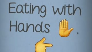 Eating with Hands/Benefits of Eating with Hands/Why Indians Eating with Hands 😱😮