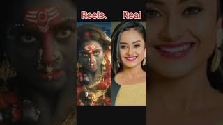 Kali Mata | Reel And Real Look  #tvactress #televisionshow #kali mata ki jay #youtubeshorts 🙏