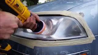 Restoring Headlights to New!! HEADLIGHT BUFFING