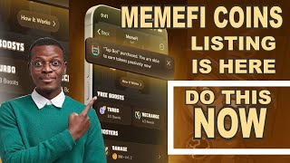 Memefi Coins Listing date finally Exposed- Do this now to Earn More Coins