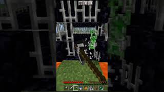 Saving creeper in Minecraft #minecraft #shorts #shortfeed #short