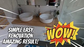 How to - Simple Bathroom Bench Renovation