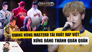 Quang Hùng MasterD Bất Ngờ Xuất Hiện Tại Rap Việt Và Nhận Ngay 1 Chọn Từ BigDaddy?