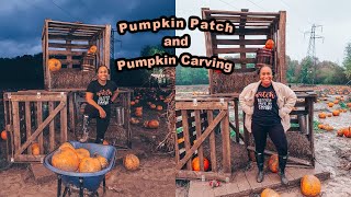 Pumpkin patch and carving vlog *Not what we were expecting*