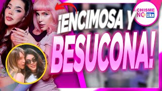 Belinda de encimosa y besucona con Kenia Os le quiere robar seguidores