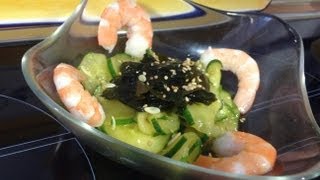 Sunomono con alga wakame