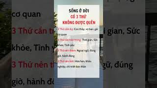 Sống ở đời có 3 thứ không bao giờ được quên #cuocsonghanhphuc  #xuhuong #mape_academy