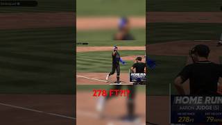 IS THIS THE SHORTEST HOMERUN IN MLB HISTORY?!? 😱😭 #mlbtheshow23 #shorts #judge