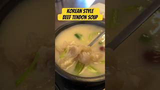 도가니탕을 🇨🇦에서.. Korean Style Beef Tendon Soup $21.99 #koreanrestaurant Port Moody, BC #shorts #korean