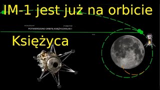 IM 1 Intuitive Machines wszedł właśnie na orbitę Księżyca - lądowanie 23 lutego o 0:24