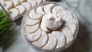 HANYA DENGAN 4 BAHAN BISA BIKIN COOKIES PUTRI SALJU YANG ENAK DAN LUMER DI MULUT ‼️