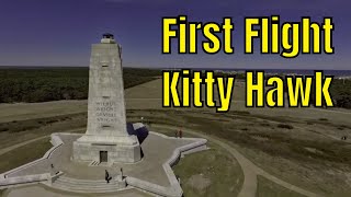 Exploring the Wright Brothers Memorial in Kitty Hawk, NC: Epic Drone Views & Historical Tour 🛩️🏅