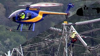 MD500E powerline maintenance near Briones, CA