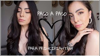 Mi primer video 🥰| Look básico para PRINCIPIANTES PASO a PASO │ Tonos cálidos |