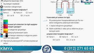 Karacan TV - Kimya / Kimya ve Elektrik DİF Soru Çözümü 6