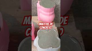 Haciendo macetas de concreto #suculents #manualidades #cactusysuculentas #cactusjardin #flowers