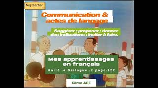 Mes apprentissages en français 6AEF:C.A.L: Suggérer-La production et les dangers d'électricité p:122