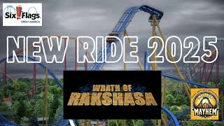 Wrath of Rakshasa at Six Flags Great America on and off ride virtual POV [4K UHD] - Opening in 2025