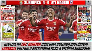 🔴 BENFICA 4-0 ATLÉTICO DE MADRID 🔴 ● 🔥 LAGEBALL VOLTOU: Benfica volta a voar alto na Europa! 🔥