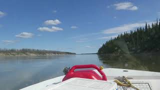 Boating on the Mackenzie River with North Star Adventures (#24) July 2017