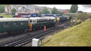 class 33 leaving swanage 7/5/22 .