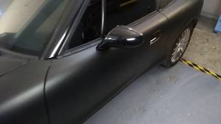 Mazda mx5 flat black matte Car wrapping greece