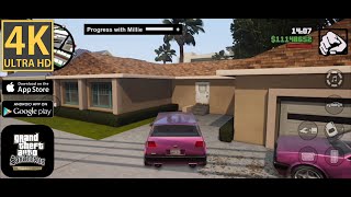 100 % Progress with Millie - GTA: San Andreas – Definitive - 4K Mobile iOS Android - iPhone Pro Max