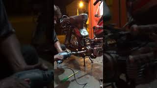 TVS excel super engine start with drilling machine |FAILED | #shorts