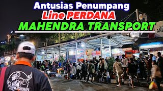 Antusias Penumpang line perdana Mahendra Transport dan GH luar Biasa di terminal Grogol