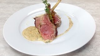 Recette carré d'agneau au thym, chèvre et miel