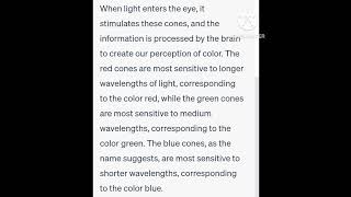 #ColourVision #HumanEye #notes #OcularPhysiology