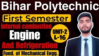 L-16|Internal combustion engine and refrigeration|Fundamental of Mechanical engineering|S.H academy