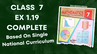 Class 7  Ex 1.19 | Based on Single National Curriculum